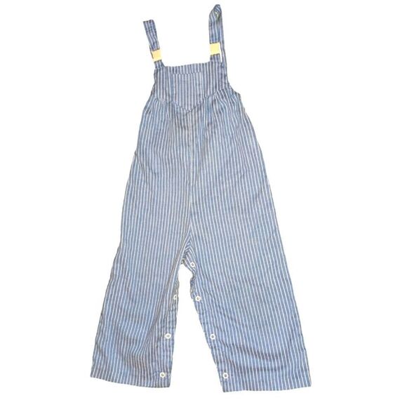 Her Majesty vintage blue and white striped overalls‎ - Picture 1 of 8